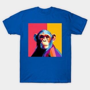 Chimpanzee Pop Art T-Shirt